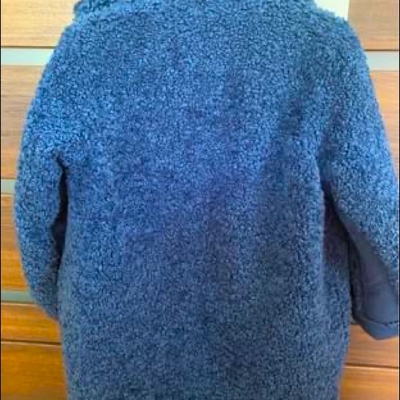 Zara kids unisex blue coat size 9 - Picture 4 of 4